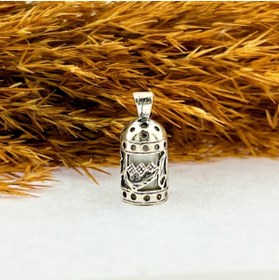 Resim clgsilver 925 Ayar Gümüş "allah" Yazılı Cevşen Kolye 