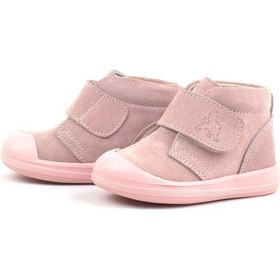 Resim Stella Butik Hakiki Deri Cırtlı Bebek Bot Pembe 