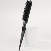 Resim Profesyonel Siyah Plastik Kuyruk Tarak - 3 Sıra Saç Tarak, Topuz ve Updos için, Dayanıklı ABS Malzemesi, Salon Kullanımı için İdeal, Saç Stil Aracı|Şık Stil|Dayanıklı Tarak 