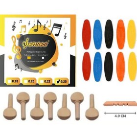 Resim Çelik 0.25 Divan Bağlama Teli + Burgu Seti + Tezene Seti + Eşik 