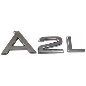 Resim Audi A2l Krom Bagaj Yazısı Arması Logosu 3m 3d Abs 