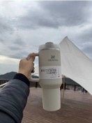 Resim Pazly Stanley Quencher Pipetli Termos Bardak 1,18 Lt Bej Bej Bej Bej 