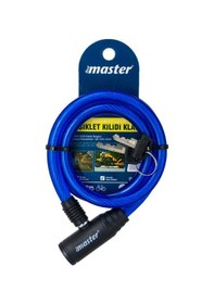 Resim Master 500941 Anahtarlı Bisiklet Kilidi 10mm X 80cm Çok Renkli 