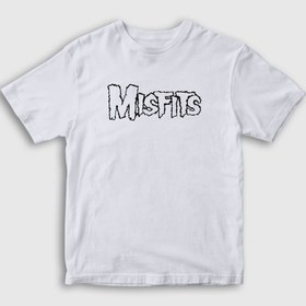 Resim Unisex Çocuk Beyaz The Misfits T-Shirt 