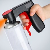 Resim 1 adet Ergonomik Plastik Püskürtme Tabancası Adaptörü, Manuel Boya Püskürtücü, Boya Kutusu Aksesuarı, Tam Kavrama ve Kilitleme ile, Araba Tamiri ve Renk Değişimi için - Elektrik Gerektirmez 