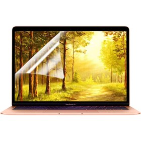 Resim hanope Apple Macbook Air 13.3" mvfj2tu/a Uyumlu Notebook Ekran Koruyucu Kırılmaz Nano Cam 