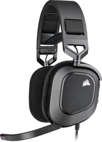Resim Corsair CORSAIR CA-9011237-EU HS80 USB Dolby Audio RGB 7.1 Surround Siyah Kablolu Gaming Kulaklık 