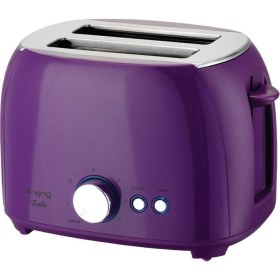 Resim King K 2178 Fiesta Ekmek Kızartma Makinesi-Mor 