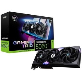 Resim Msı Vga Geforce Rtx 5060 Tı 8g Gamıng Trıo Rtx5060tı 8gb Gddr7 128b Dx12 Pcıe 5.0 X16 3xdp 1xhdmı 