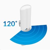 Resim UBIQUITI (UBNT) Ubnt Lıtebeam (LAP-120) 5ac Ghz 2x2 Mımo Aırmax 120 Derece 16dbi 450mbps Access Point(ADAPTÖR DAHİL) 