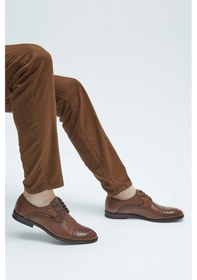 Resim Tamer Tanca Erkek Hakiki Deri Taba Yılan Klasik Ayakkabı 183 25162 Erk Ayk Y23 Taba Yln/taba Fltr 