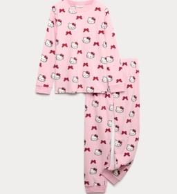 Resim Hello Kitty Polar Pijama Takımı (1-16 Yaş) - Pembe Mix / 7-8 Y 