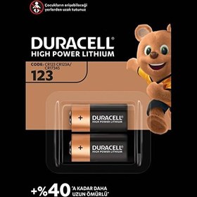 Resim Duracell 123 DL123AEL123A/CR123A/C17345 3V Lityum Pil 2li Ambalaj 