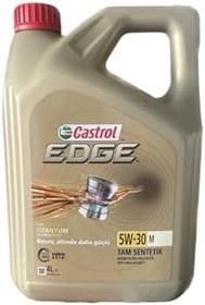 Resim Castrol Edge 5W/30 M 4 Lt Tam Sentetik Partiküllü Motor Yağı 