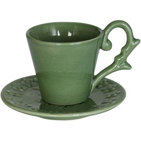 Resim Double Espresso Cup-Light Green 