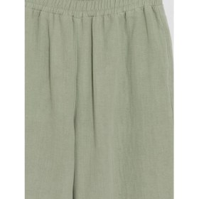 Resim LC Waikiki Lcw Kids Haki Wideleg Kız Çocuk Pantolon 