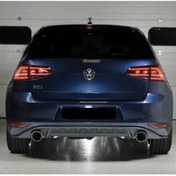 Resim X POWER TUNİNG Vw Golf 7 2012-2016 Plastik Taivam Gti Arka Difüzör 