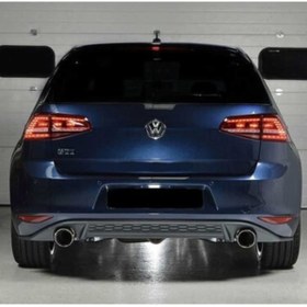 Resim X POWER TUNİNG Vw Golf 7 2012-2016 Plastik Taivam Gti Arka Difüzör 