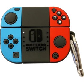 Resim Bipower Bipower AirPodsss 3 Kılıf Nintendo Mavi 
