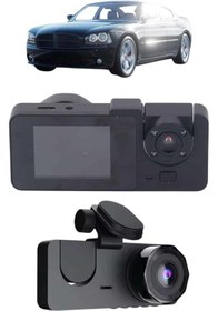 Resim AyrStore Gece Görüşlü DVR 3 Lensli Araç İçi Sürüş Kamerası Video Kaydedici 