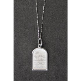 Resim Bella Gloria Nazar Duası Gümüş Kolye (Tgk0268) 