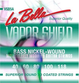 Resim La Bella Lb-vsb5a Bas Gitar Teli Vapor Shield 5 Telli Uzatılm 