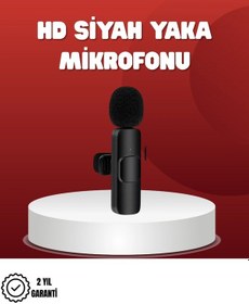 Resim Mey İthalat 2 Li Kablosuz Yaka Mikrofonu Apple iPhone Uyumlu İçin Profesyonel Video Ses 