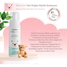 Resim Dermoskin Bitkisel Bebek Yenidoğan Köpük Şampuanı | Probiyotikli Koruma Sistemi 200 ml 