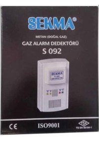 Resim Sekma S-092 Doğalgaz Alarm Dedektörü Gaz Alarm Cihazı 