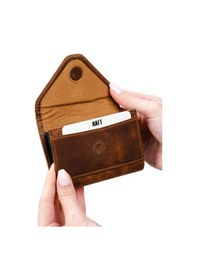 Resim Mft Leather Hakiki Deri Kadın Akordiyon Cüzdan Mia 2190 Crazy Taba 