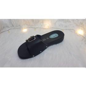 Resim Aryan 792 Günlük Cırtlı Jel Topuk Ortapedik Terlik Ckr00597 Siyah Kırmızı 