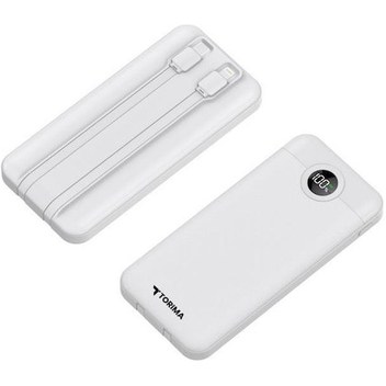 Torima TRM-1035 30000 mAh 2 Çıkışlı Taşınabilir Hızlı Şarj Dijital Göstergeli Powerbank Siyah