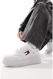 Resim Tommy Hilfiger %100 deri Kadın Tjw Retro Basket Sneaker EN0EN02506-- 