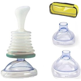 Resim Yifomall Ev İçi Taşınabilir Boğulma İlk Yardım Seti - Solunum Eğitimi İçin Akciğer Hacmi Egzersiz Cihazı 