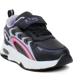 Resim M.P. M.p 242-3357PT Patik Kız Çocuk Sports Casual Ayakkabı Siyah - Mor 