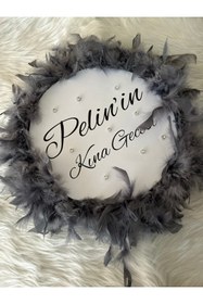 Resim TAN EVENT Gri Gelin Def,İsimli Def Gelin Tefi,Kına Gecesi Isme Özel Def 