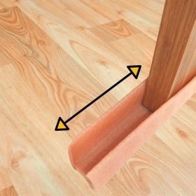 Resim Buffer® 4 Adet Kapı Toz Rüzgar Önleyici Isı Yalıtımı Sağlayan Sızdırmaz Strafor 