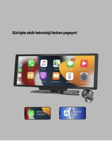 Resim Aydoğan's 10.26” IPS Dokunmatik CarPlay Multimedya – 4K Ekran 