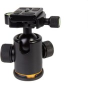 Resim Tb81x Tripod Top Başlığı 360 Derece Dönen Panoramik Top Başlığı Tripod Monopod Kaydırıcı Dslr Kamera İçin 3 Adet 1/4 