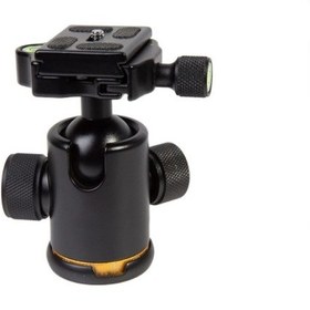 Resim Tb81x Tripod Top Başlığı 360 Derece Dönen Panoramik Top Başlığı Tripod Monopod Kaydırıcı Dslr Kamera İçin 3 Adet 1/4 