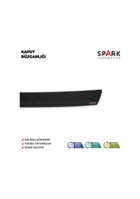 Resim Iveco Daily 2006-2011 Yıl Aralığı Uyumlu Kaput Rüzgarlığı 3mm Siyah 