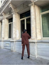 Resim Aec Prive Kadın Blazer Ceket Takım - Şık ve Modern - Kahverengi / L / Kadın / Kız 