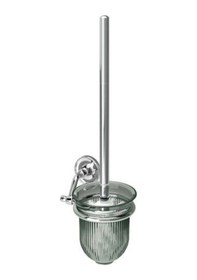 Resim Bröfjarden Tuvalet Fırçası Duvara Monte Krom 