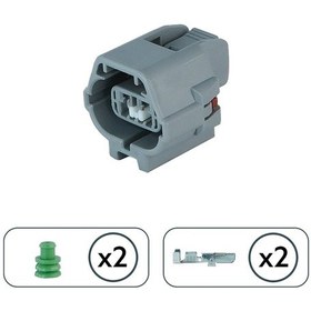 Resim Oksijen Sensörü Soketi Gri 2 Pin Kablosuz 