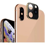 Resim Dolia For Apple Iphone Xs Max 6.5 Cp-03 Iphone 11 Pro Max Kamera Lens Dönüştürücü Gold 