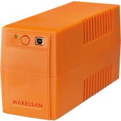 Resim Makelsan Lion 850 Va Line Interactive Ups 1-9AH Akü 