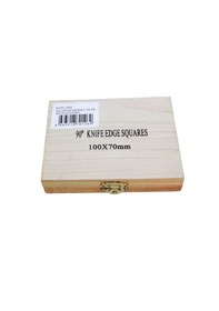 Resim Kıl Bıçak Kenarlı Hassas Gönye 100x70 Mm 
