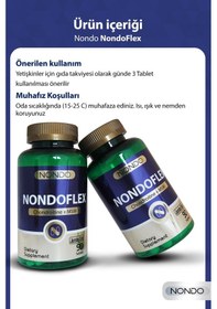 Resim Nondo Flex 90 Tablet Jumbo Boy Glukozamin Glucosamine Kondrotin Msm Tip 2 Kolejen Akgünlük Eki 