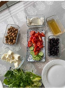 Resim Cam Kapaklı Frigo Tereyağlık & Kahvaltılık 2 Adet Şeffaf 