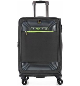 Resim Ççs 620 Kumaş Orta Boy Valiz Gri Mavi 